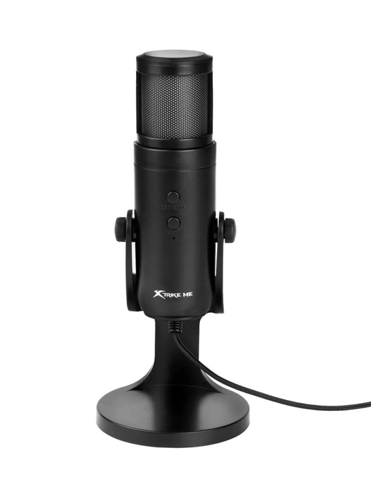 Xtrike Me XMC-03 RGB USB mikrofon — tiniq ovoz, MUTE tugma va shovqinsiz aloqa