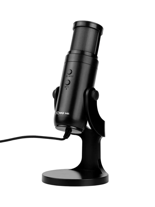 Xtrike Me XMC-03 RGB USB mikrofon — tiniq ovoz, MUTE tugma va shovqinsiz aloqa