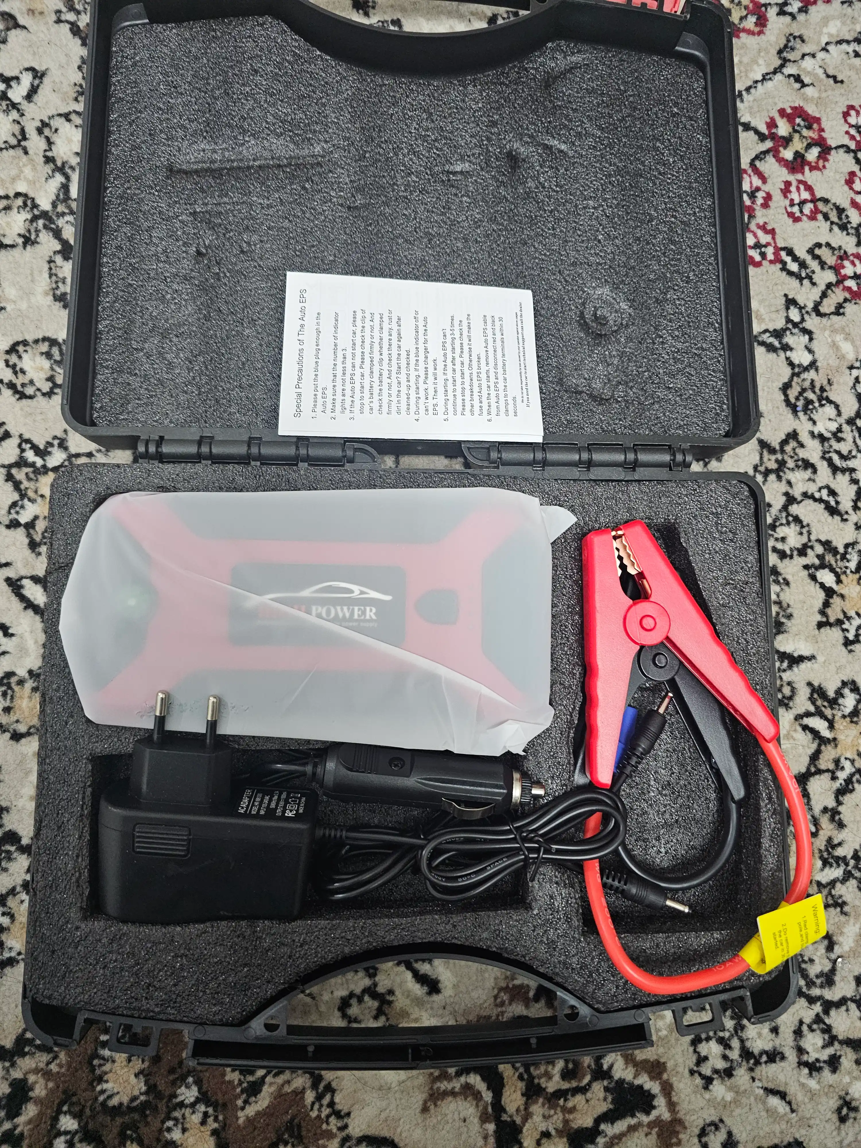 Avtomobilni ishga tushirish moslamasi, quvvatlash moslamasi, 99800mAh