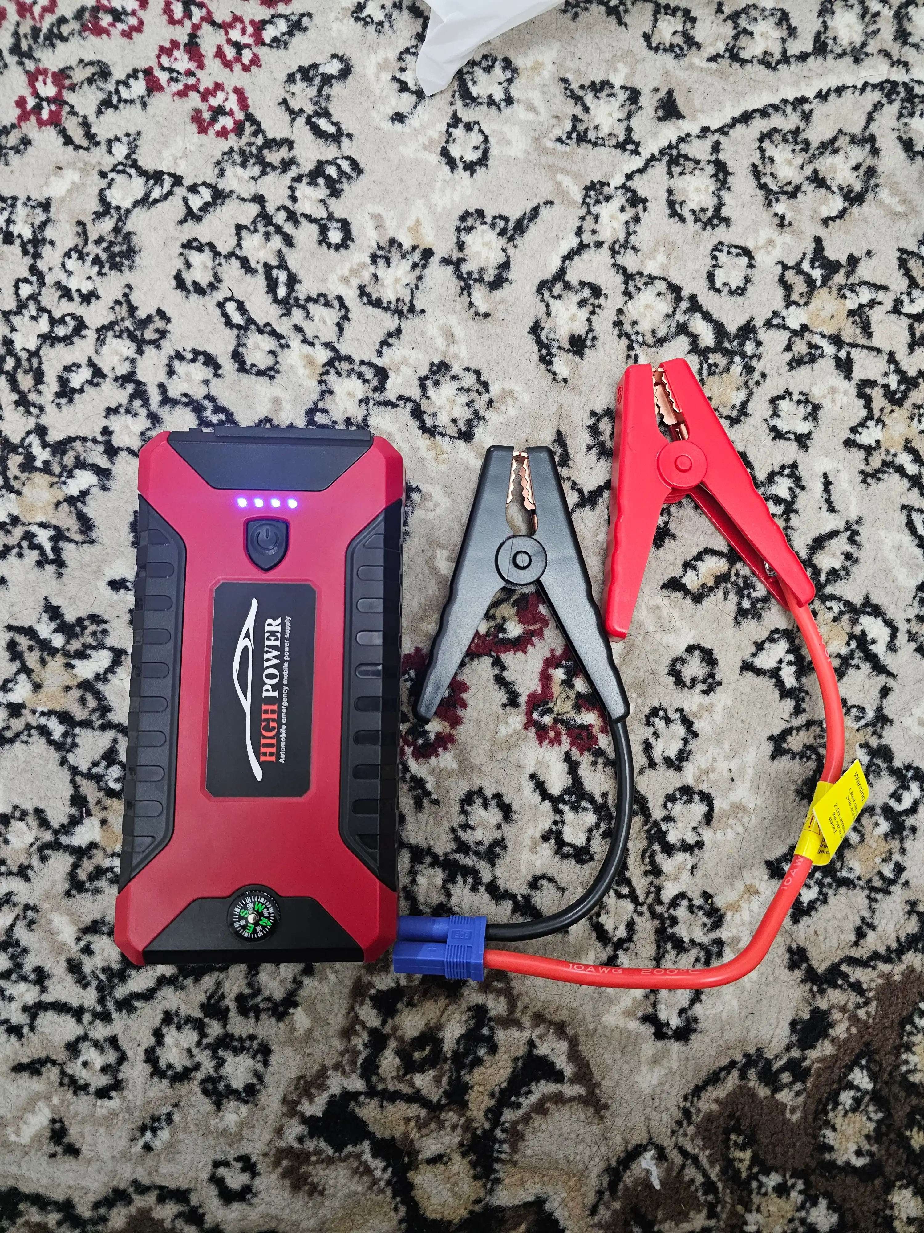 Avtomobilni ishga tushirish moslamasi, quvvatlash moslamasi, 99800mAh