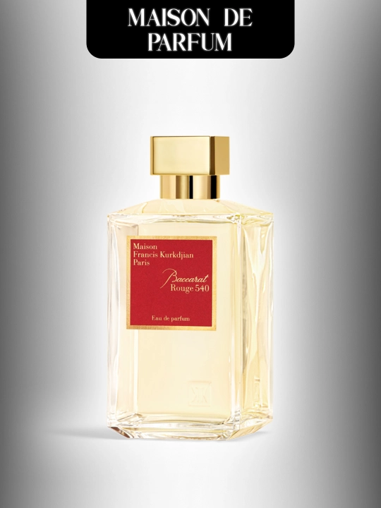 Maison Francis Kurkdjian Baccarat Rouge 540, унисекс восточно-древесный аромат, 3–50 мл