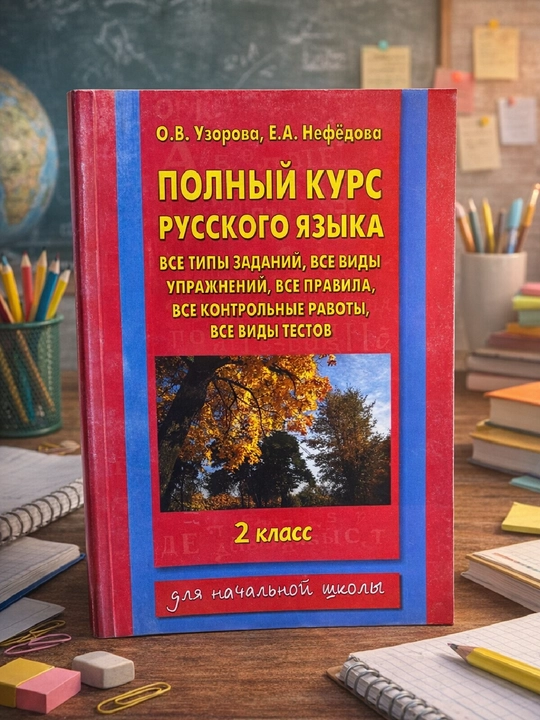 Rus tili to‘liq kursi, 2-sinf, O.V. Uzorova, E.A. Nefyodova - 