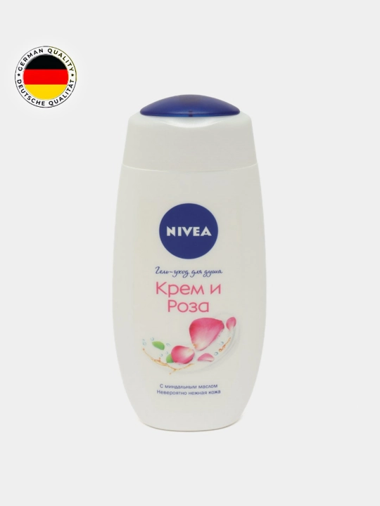 Крем-гель для душа Nivea «Крем и роза», 250 мл - 