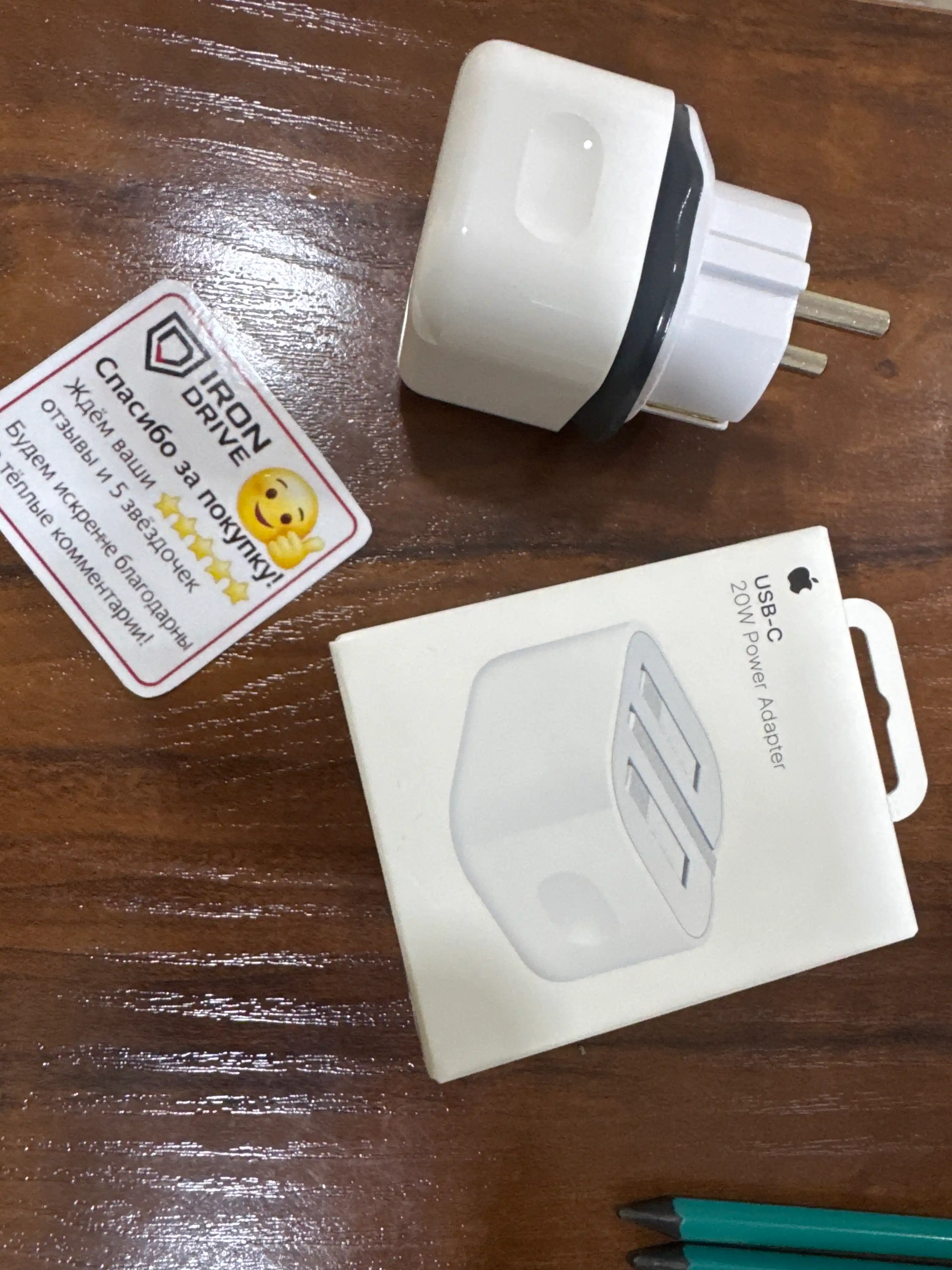 Зарядное устройство для iPhone, адаптер питания 20W, USB Type-C, Зарядчик