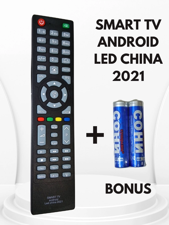 Smart TV Android LED pulti, universal infraqizil masofadan boshqarish (China 2021)
