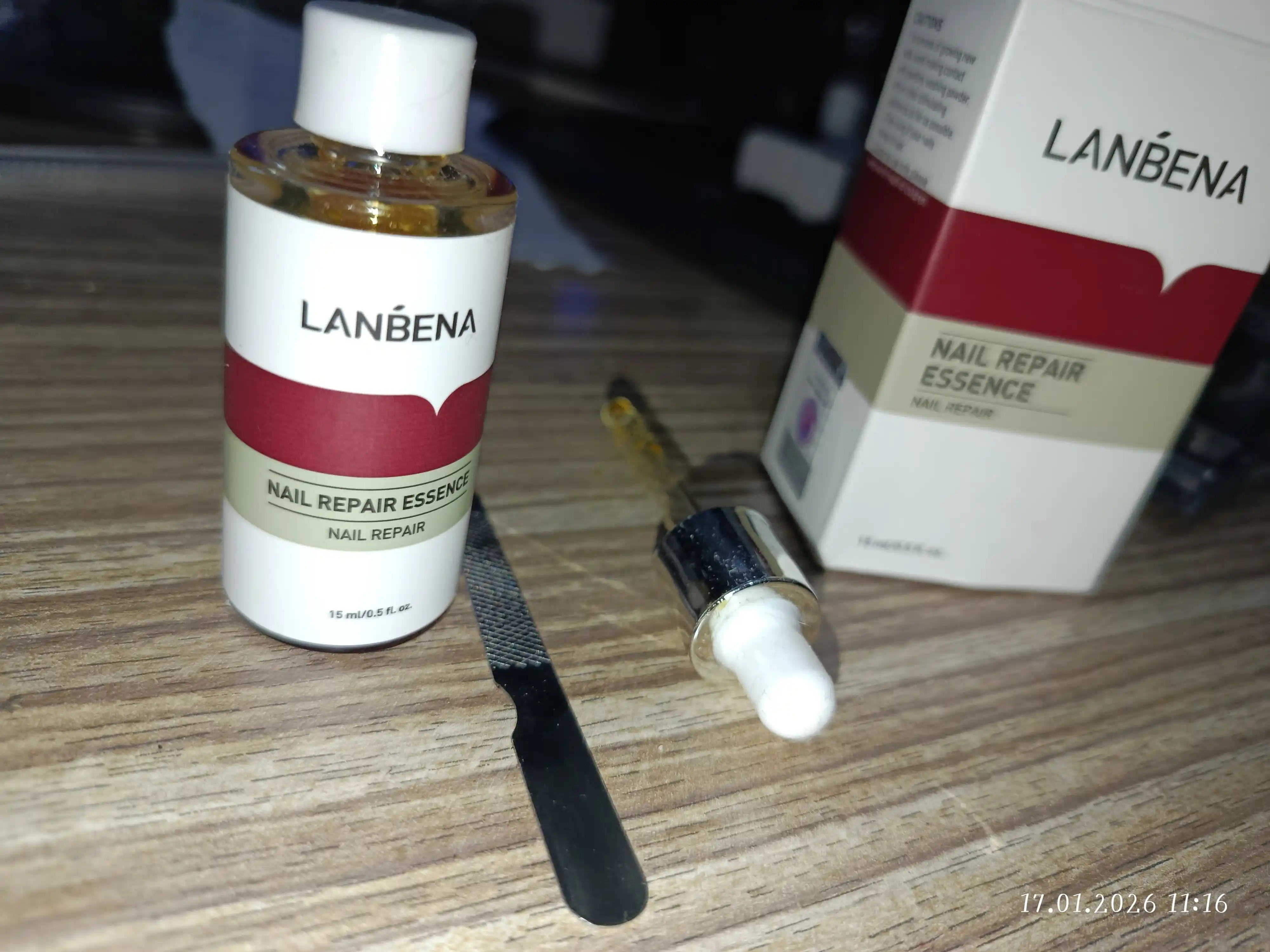 Средство от грибка ногтей на ногах Lanbena, бесцветный гель
