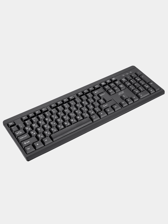 2E GAMING brendidan 2e MK401 klaviatura va sichqoncha to'plami, USB-A, 1000dpi, Ru/Eng