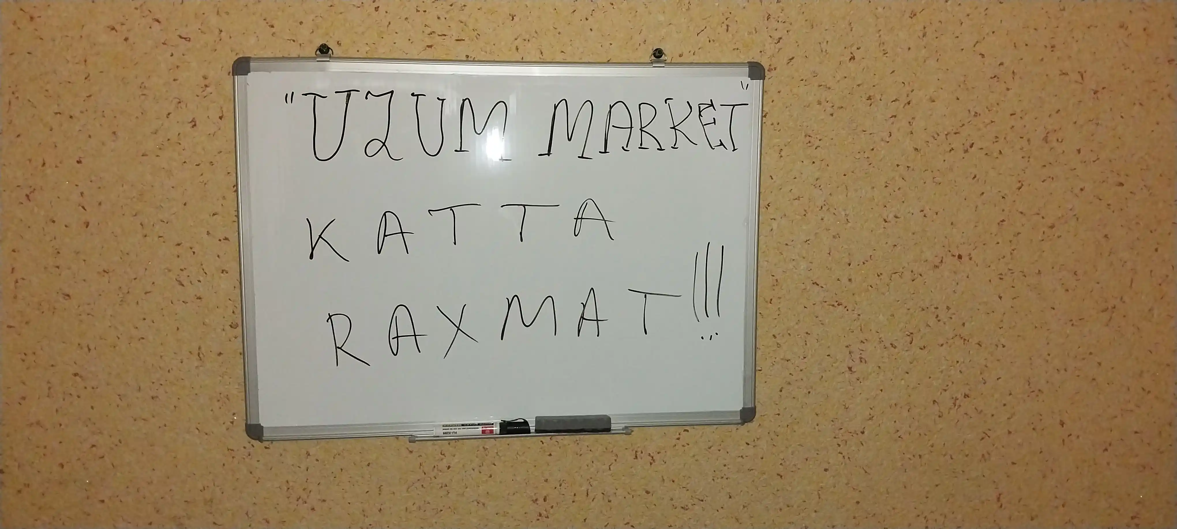 Doska markerniy, marker, gubka va mel