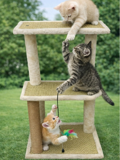 Когтеточка для кошек 40*40*87cm