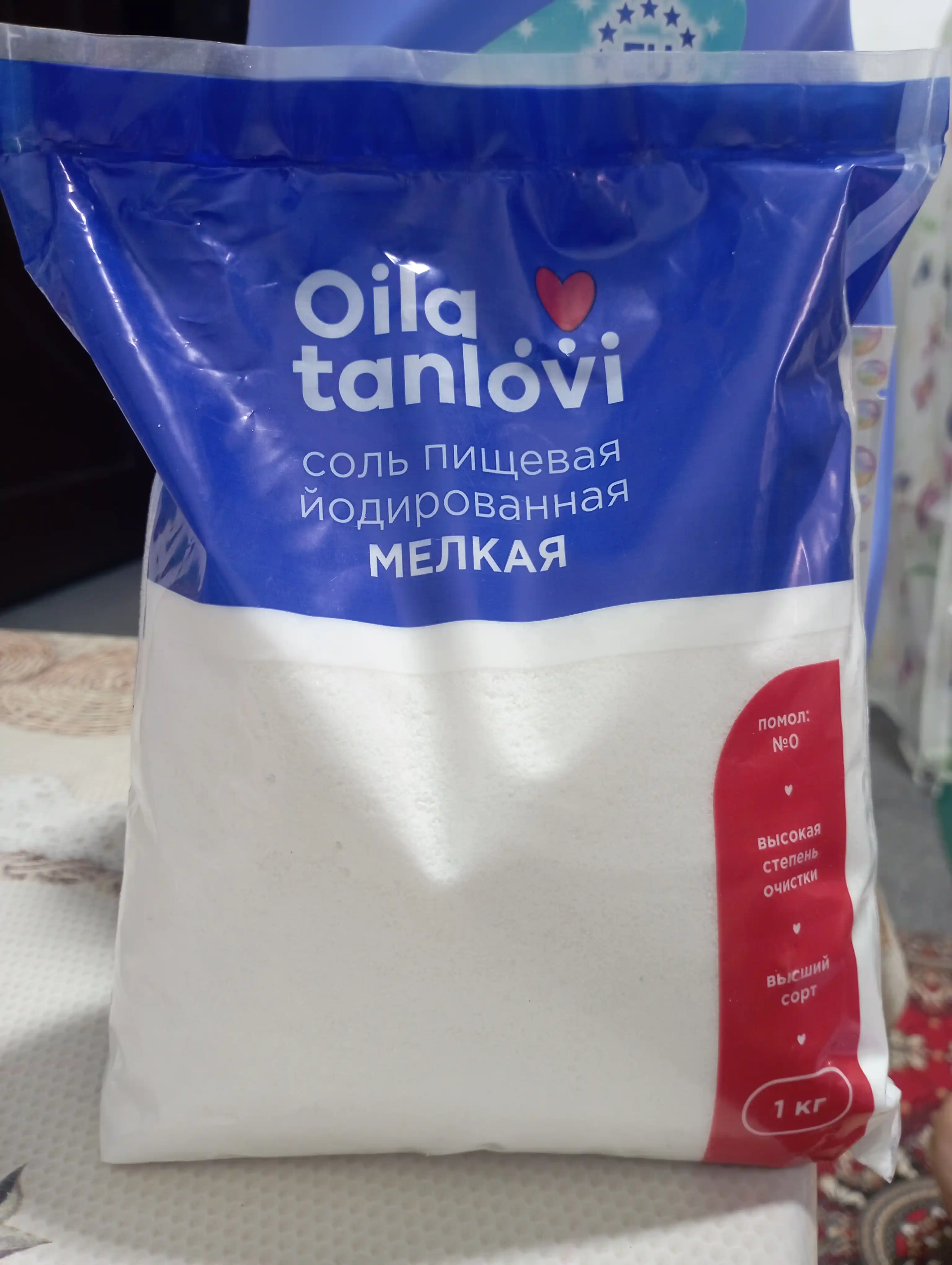 Osh tuzi Oila tanlovi, maydalangan 1 kg