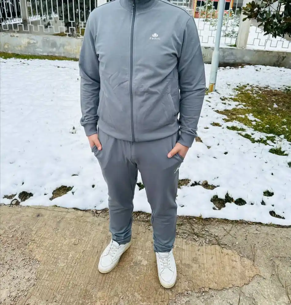 Erkaklar uchun kuz va qish mavsumi sport kostyumi (ikkilik)