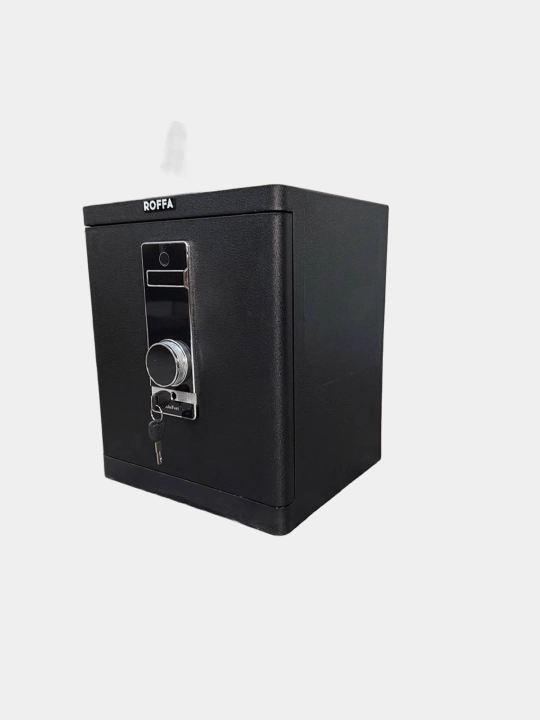 Elektron kod va iz skaneriga ega ROFFA seyfi, po‘lat korpus