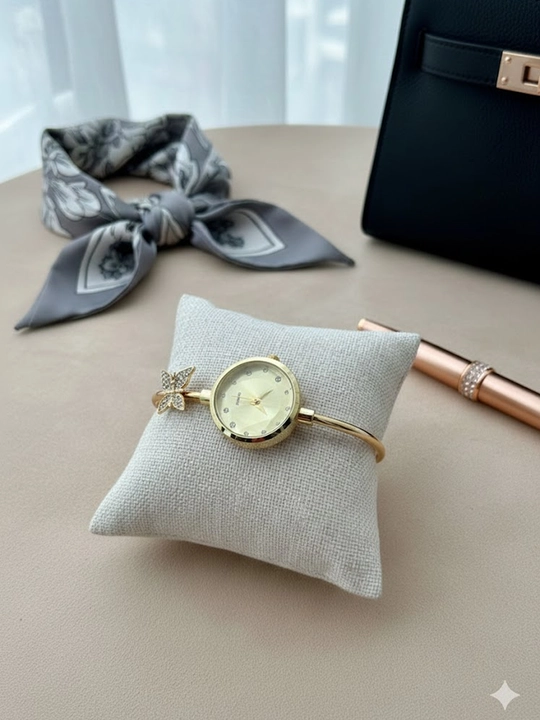 Ayollar uchun Butterfly Bracelet Watch – nafis bilak soati - 