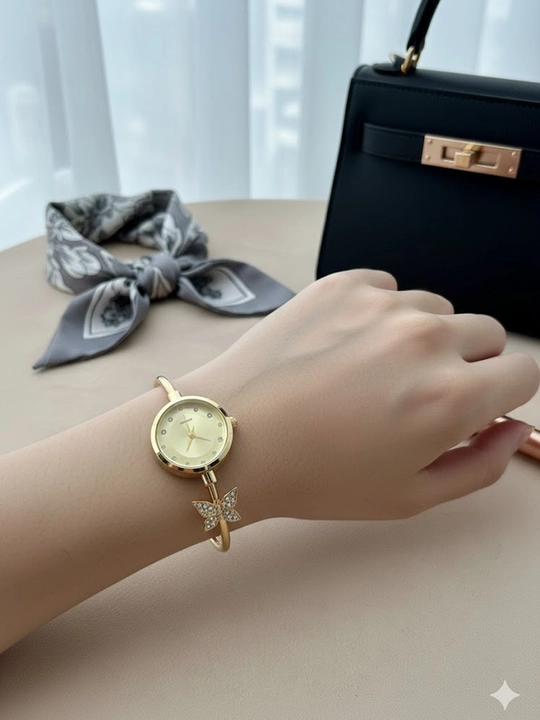 Ayollar uchun Butterfly Bracelet Watch – nafis bilak soati