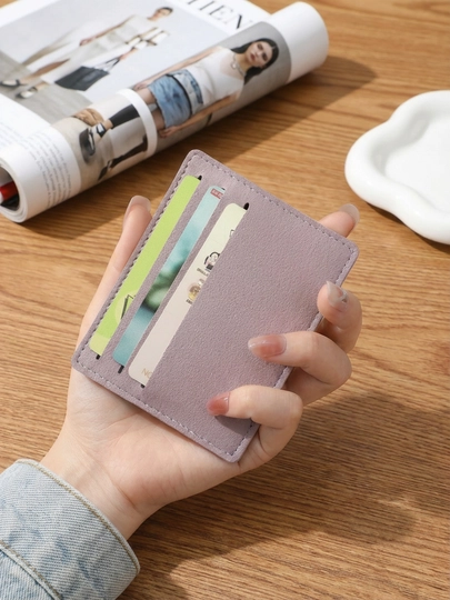 Картхолдер, кошелек, кошелек для карт. Размер 8 см*10 см — ADELFA-CARDHOLDER-ЛАВАНД