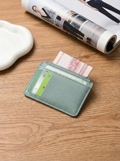 Картхолдер, кошелек, кошелек для карт. Размер 9см*11см — ADELFA-CARDHOLDER2-БИРЮЗ