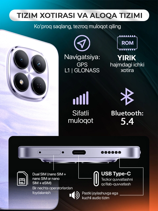 Смартфон Xiaomi Redmi Note 15 Pro 5G, 200 МП, 6.83″ 1.5K AMOLED, 6580 мАч