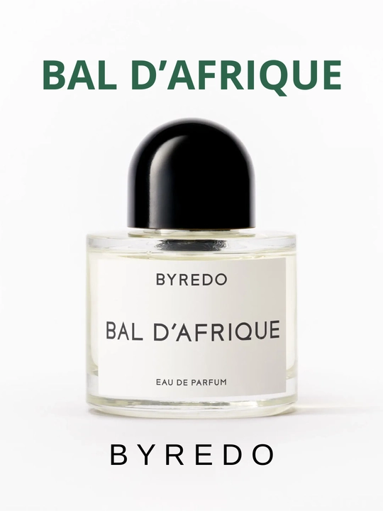 Bal d'Afrique Byredo uniseks parfyum refil formatida, LABOR Parfumdan flakonlarda
