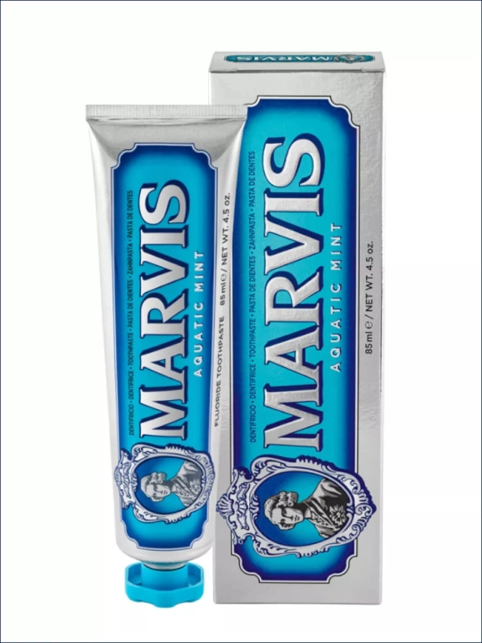 Marvis "Yalpiz Antitabak", "Yalpiz va Yasmin" tish pastasi, 85 ml
