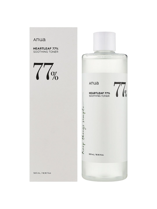 Успокаивающий тонер Anua Heartleaf 77% - 