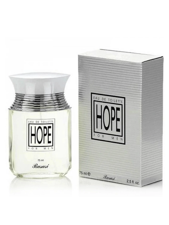 Rasasi Hope For Men erkaklar xushbo'ylangan suvi, 75 ml