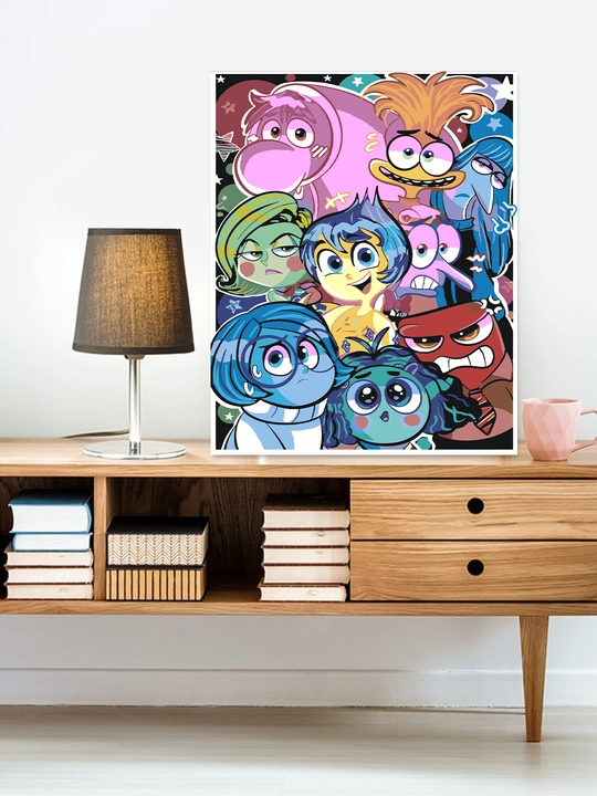 Raqamlar bo'yicha rasm chizish ARTERY "Multfilmlar", 40×50 sm, xolstga bo'yaladigan rasm