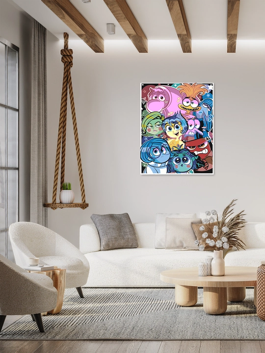 Raqamlar bo'yicha rasm chizish ARTERY "Multfilmlar", 40×50 sm, xolstga bo'yaladigan rasm