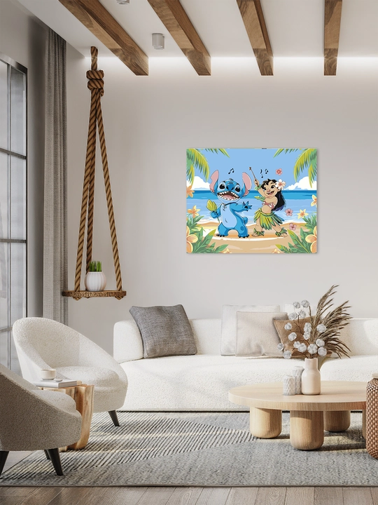 Raqamlar bo'yicha rasm chizish ARTERY "Multfilmlar", 40×50 sm, xolstga bo'yaladigan rasm