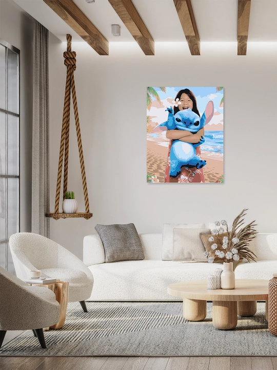 Raqamlar bo'yicha rasm chizish ARTERY "Multfilmlar", 40×50 sm, xolstga bo'yaladigan rasm