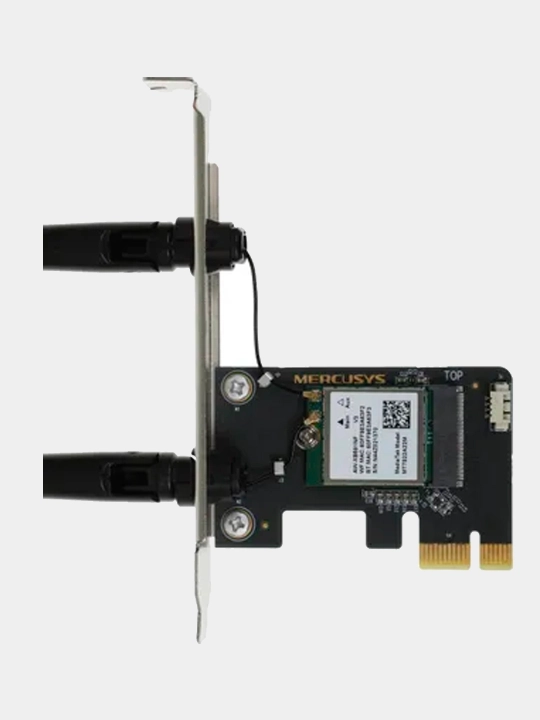 Mercusys MA80XE AX3000 Wi-Fi 6 + Bluetooth PCI-Express (PCIe) адаптер, приёмник
