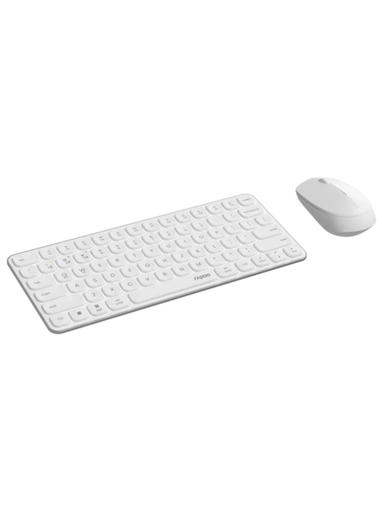 Rapoo 9010M simsiz majmuasi: klaviatura + sichqoncha, Bluetooth/2.4G, Black/White - 