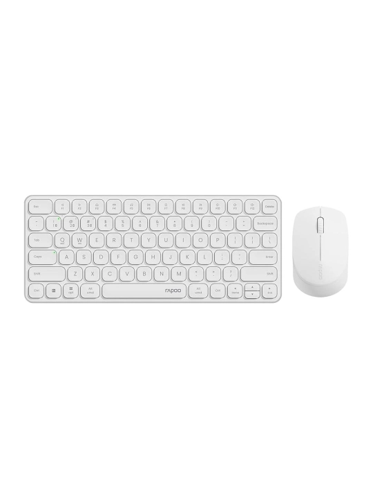 Rapoo 9010M simsiz majmuasi: klaviatura + sichqoncha, Bluetooth/2.4G, Black/White