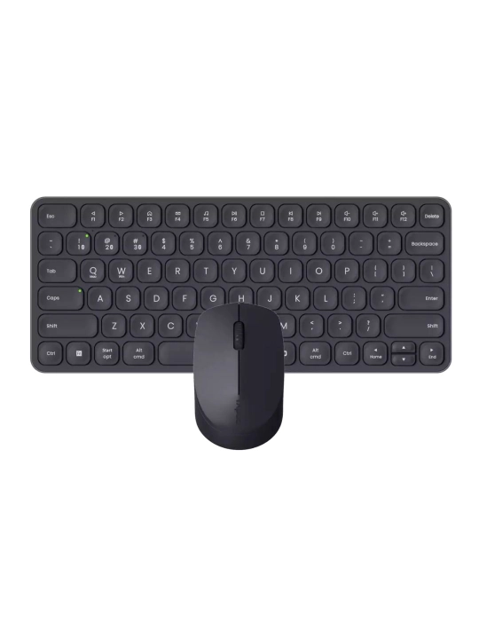 Rapoo 9010M simsiz majmuasi: klaviatura + sichqoncha, Bluetooth/2.4G, Black/White - 