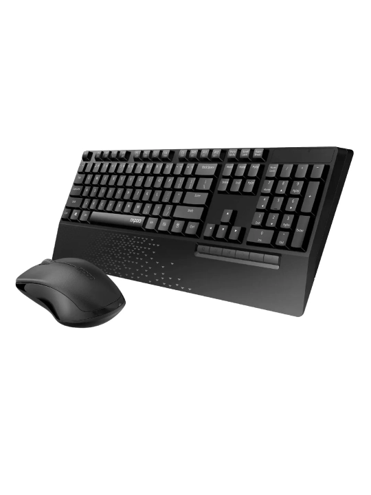 Rapoo X1960 simsiz klaviatura va sichqoncha kombinatsiyasi, 2.4GHz, qora