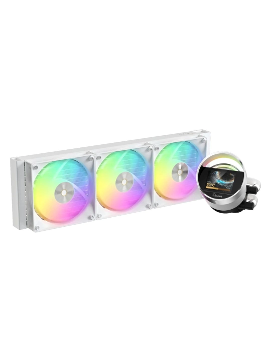 Ocypus Sigma L36 ARGB 360 mm suyuqlik bilan sovitish tizimi, qora/oq - 