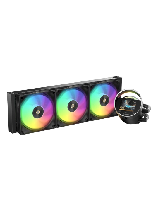 Ocypus Sigma L36 ARGB 360 mm suyuqlik bilan sovitish tizimi, qora/oq - 