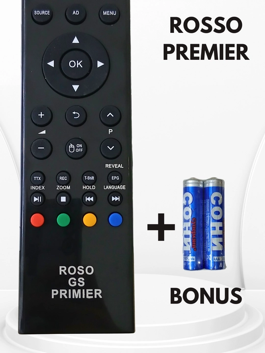 ROSSO PREMIER universal TV pulti LED LCD Smart televizorlar uchun