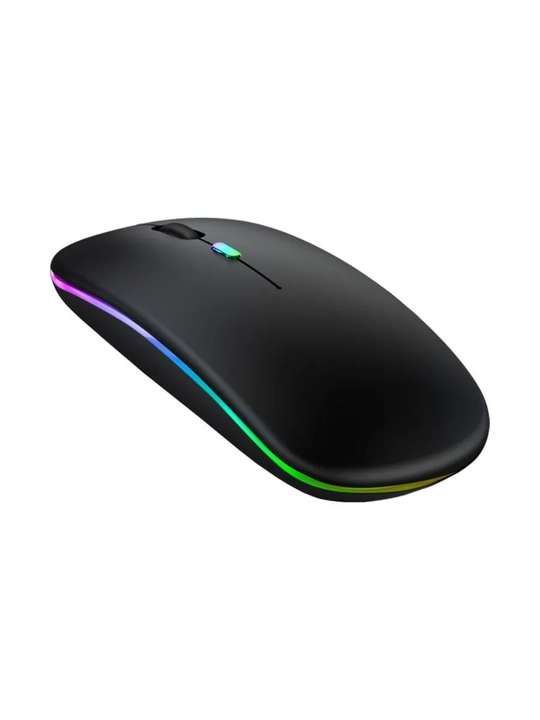 Kompyuter va noutbuk uchun shovqinsiz simsiz sichqoncha, RGB, Bluetooth