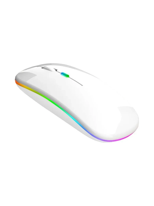 Kompyuter va noutbuk uchun shovqinsiz simsiz sichqoncha, RGB, Bluetooth