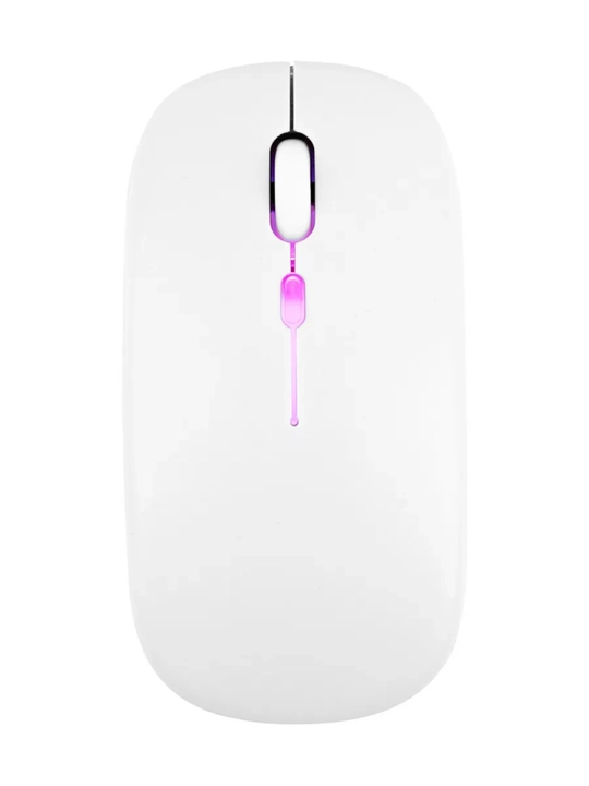 Kompyuter va noutbuk uchun shovqinsiz simsiz sichqoncha, RGB, Bluetooth