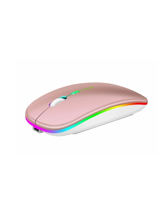 Kompyuter va noutbuk uchun shovqinsiz simsiz sichqoncha, RGB, Bluetooth