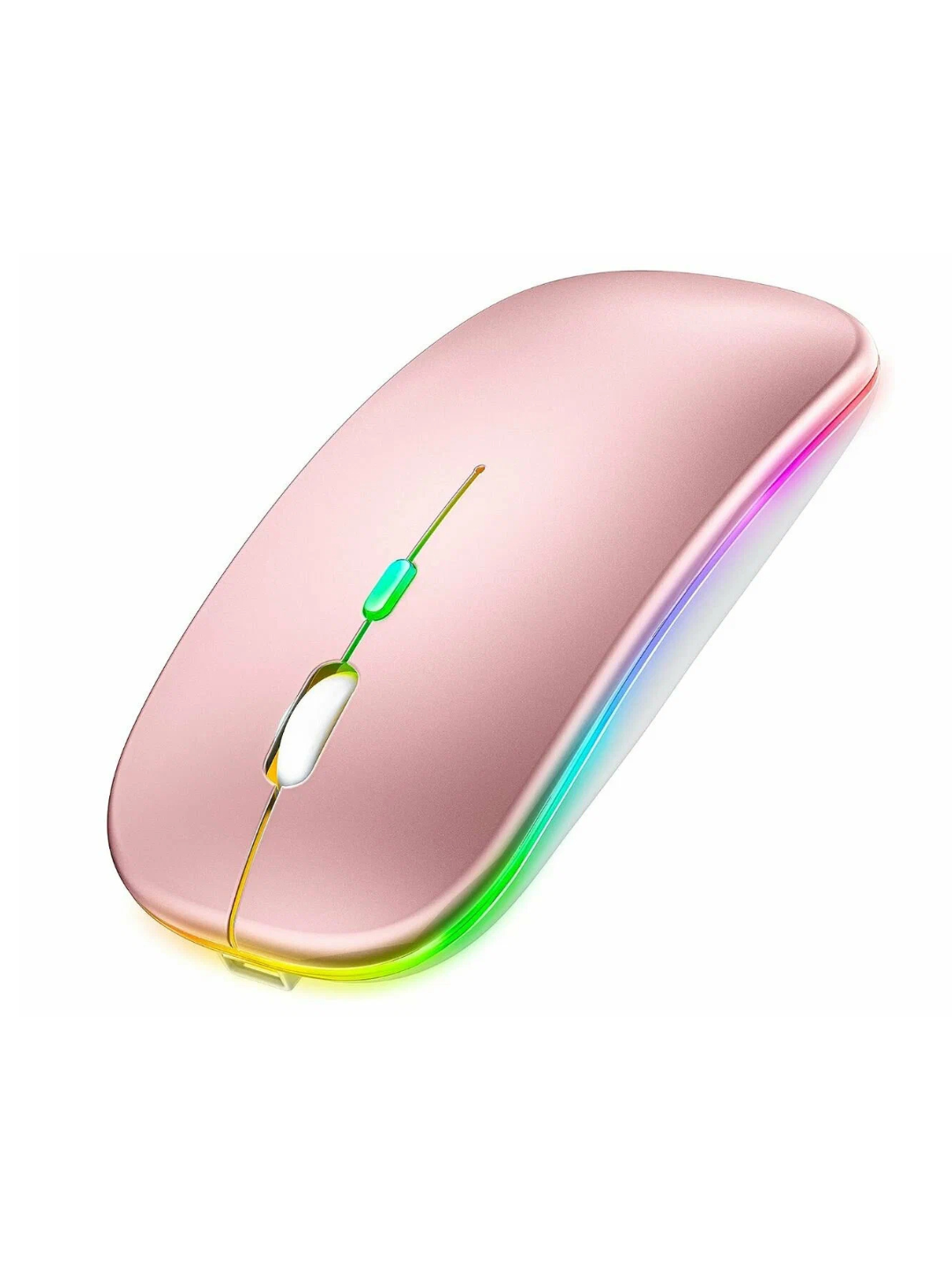 Kompyuter va noutbuk uchun shovqinsiz simsiz sichqoncha, RGB, Bluetooth