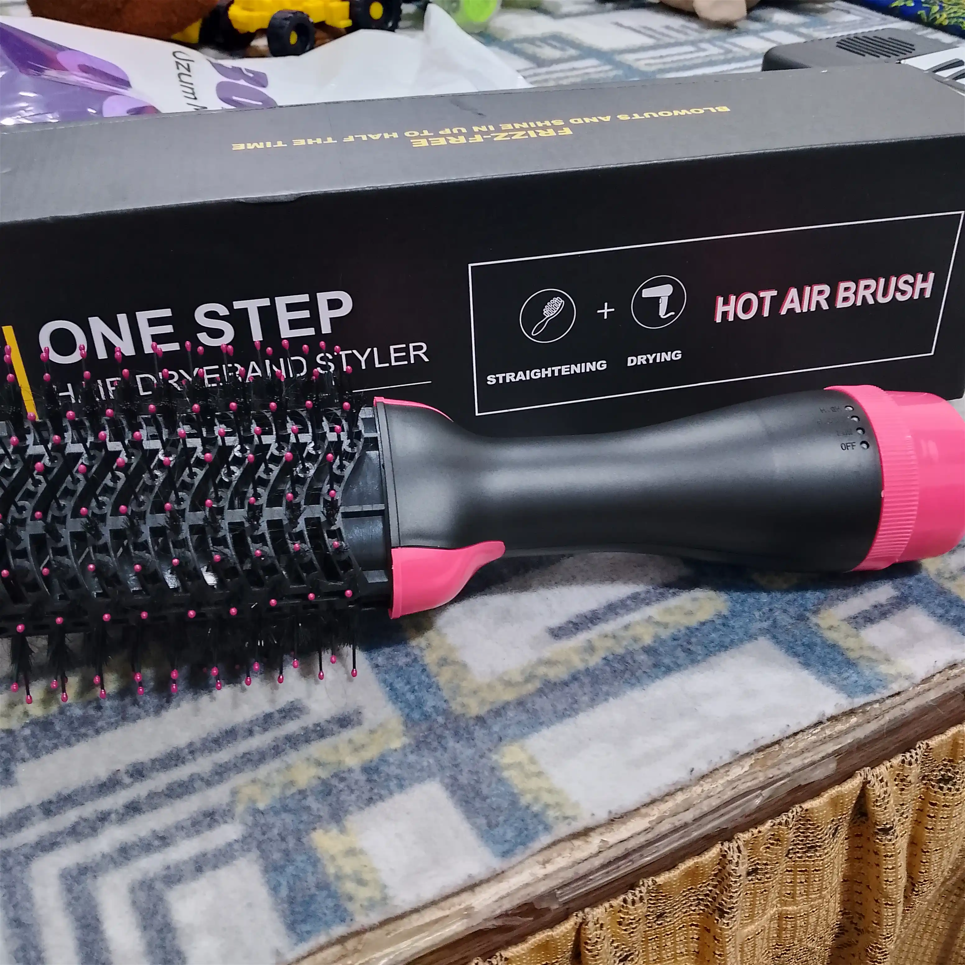 Фен расческа, для быстрой укладки волос One Step St-095, стайлер для объема волос, 3 в 1