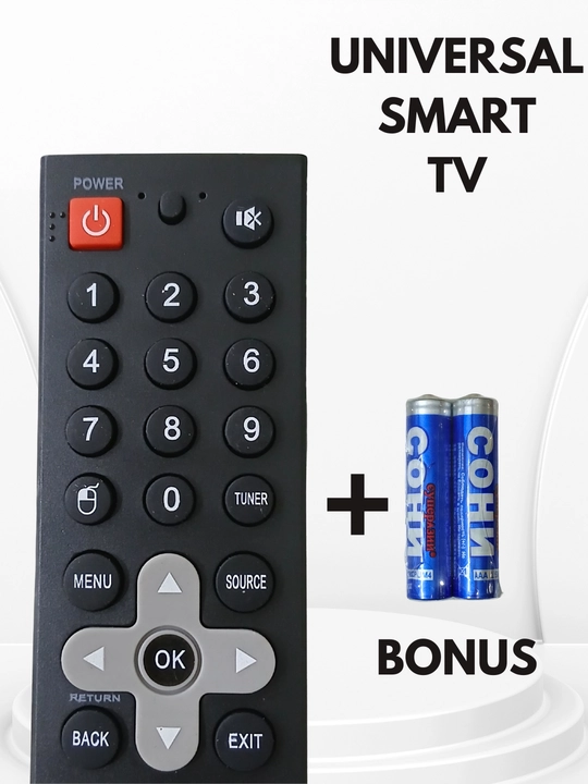 Smart TV uchun universal masofadan boshqarish pulti, ko‘p brendlar bilan mos