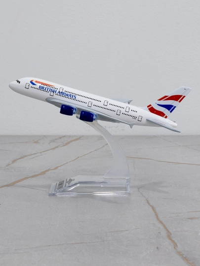 Airbus A380 samolyoti modeli, British Airways aviakompaniyasi, 14 sm, Metall+plastic - 
