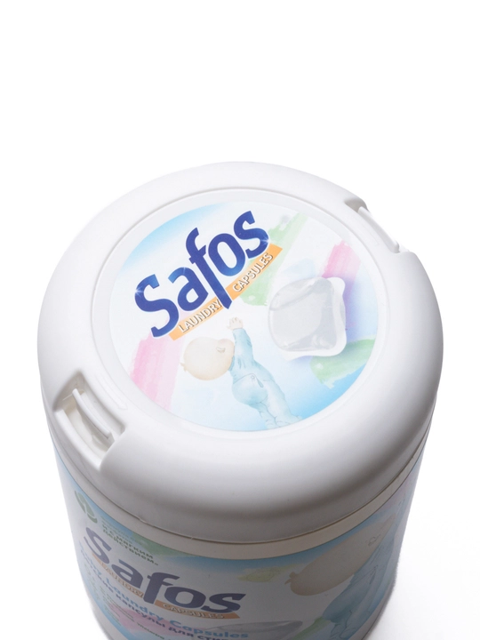 Капсулы для стирки Safos, для цветного, чёрного и белого белья, концентрированное средство