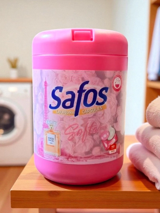 Капсулы для стирки Safos, для цветного, чёрного и белого белья, концентрированное средство