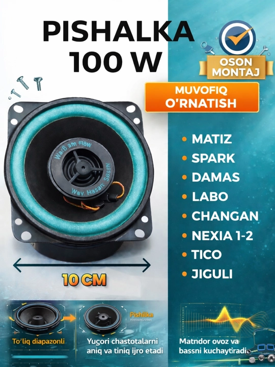 Avtomobil uchun kolonka Roadstar