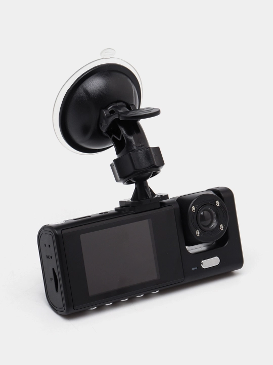 Car DVR Black Box, 2 kamera, interyer va ovoz yozish, HD