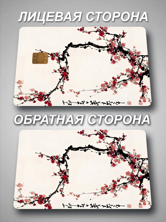 Наклейки на пластиковые карты